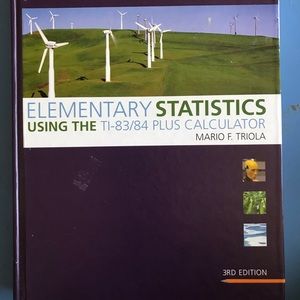 Barely Used elementary statistics text book